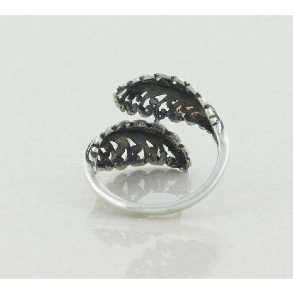 Sterling Silver Bypass Ring Size 9 1/4 - Picture 7 of 7